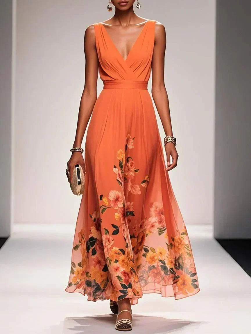 Isabella | Women's Floral Print Wedding Guest Dress