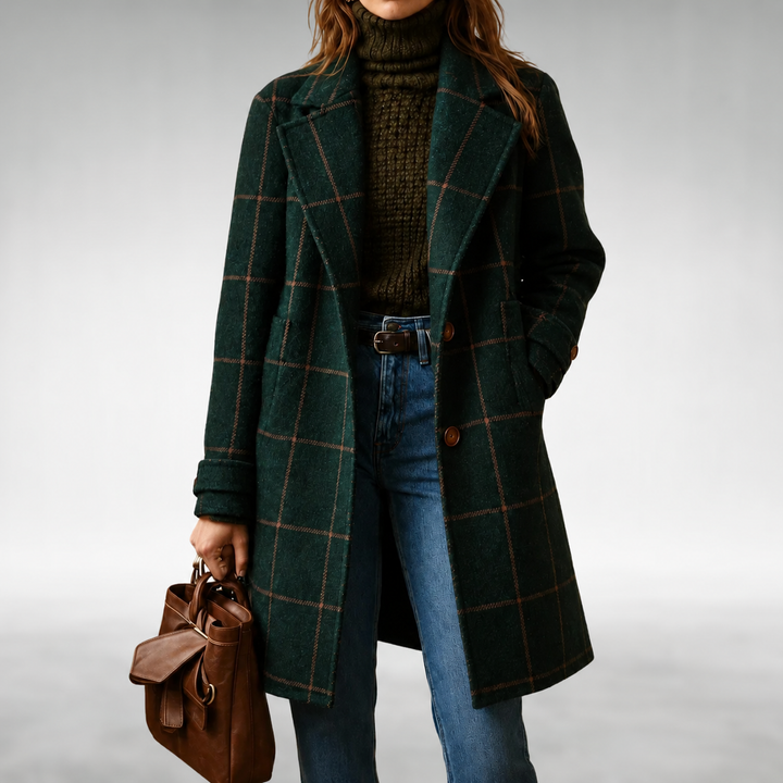 Lauren Classic Checkered Coat