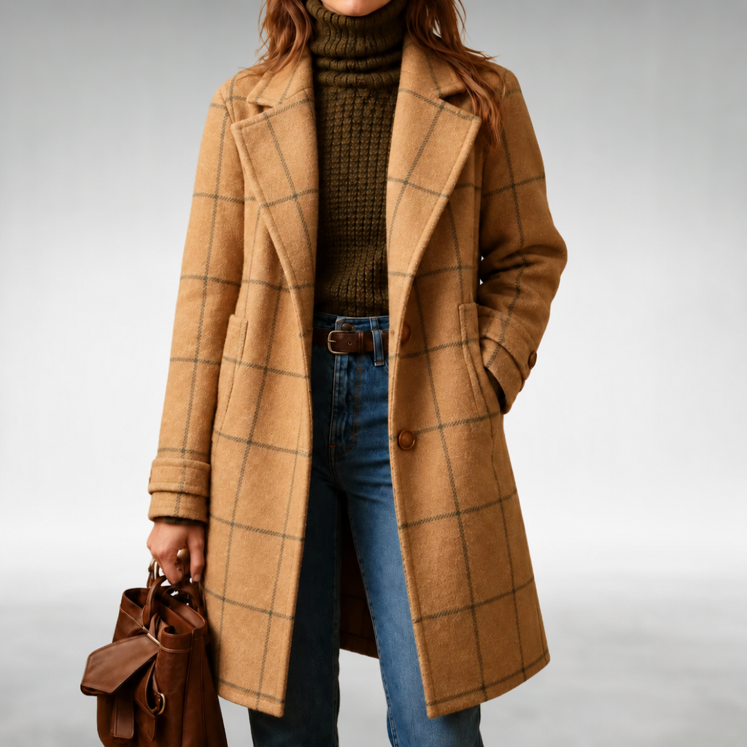 Lauren Classic Checkered Coat