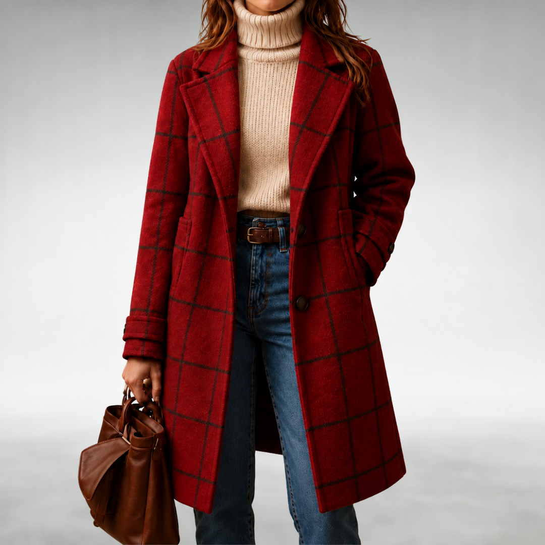 Lauren Classic Checkered Coat