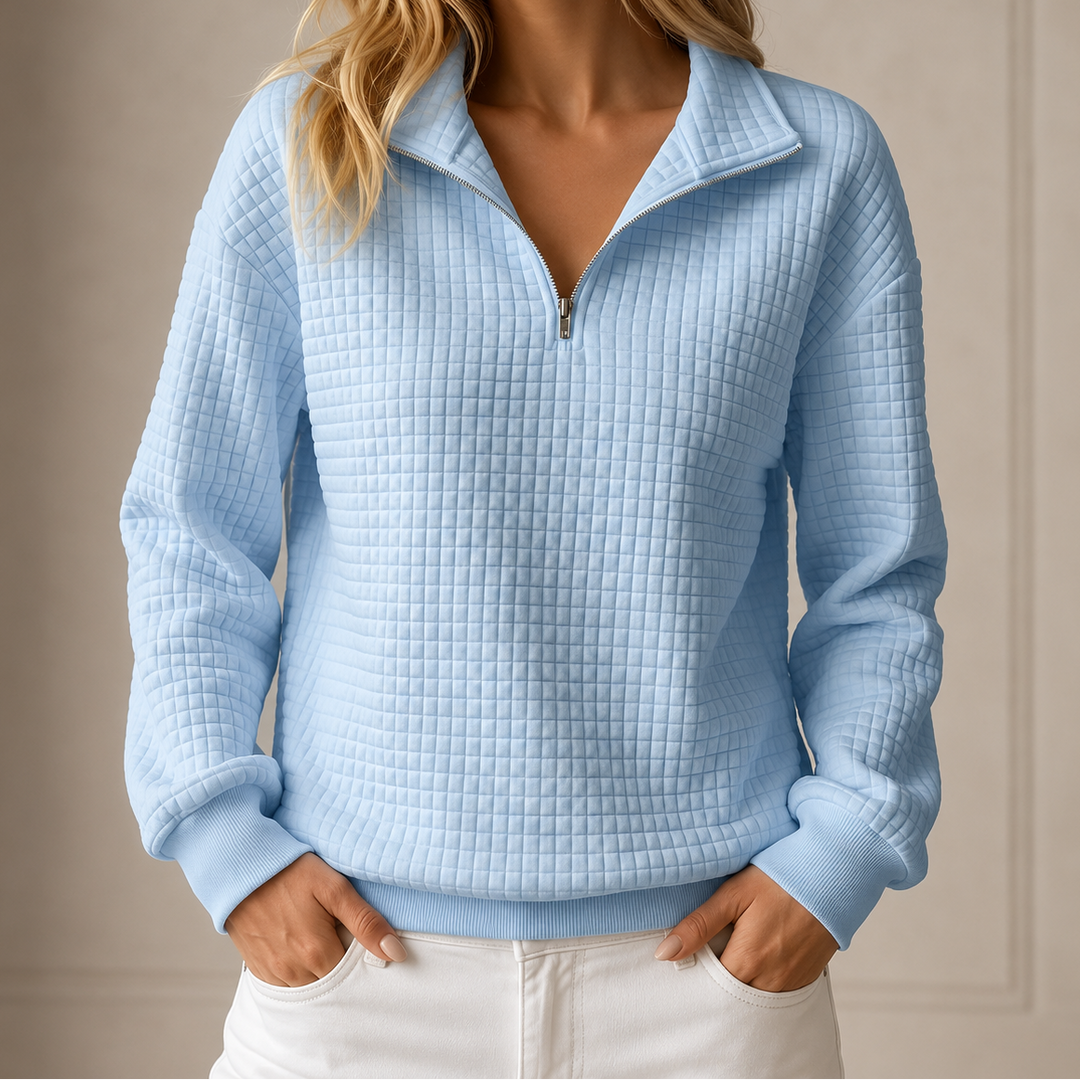 Waverly™ Quilted Half-Zip Top