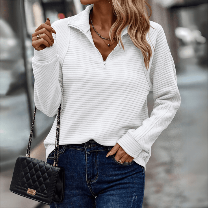 Jenica | Chic Half-Zip Pullover