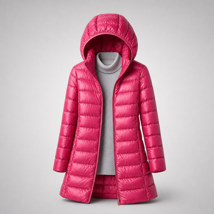 Linda | Women's Ultralight Hooded Puffer Coat