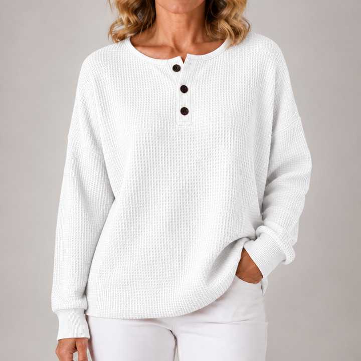 Juniper | Cozy Waffle Knit Pullover