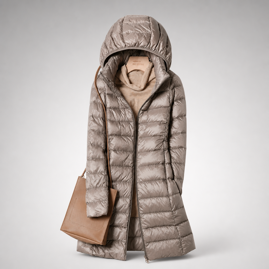Linda | Women's Ultralight Hooded Puffer Coat
